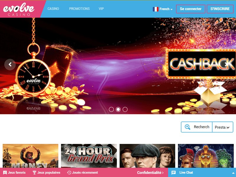 Jeux evolve casino - Découvrez les offres de jeu exceptionnelles à l'Evolve Casino En Ligne Français